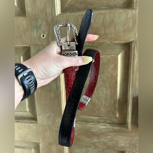 Brighton reversible western belt